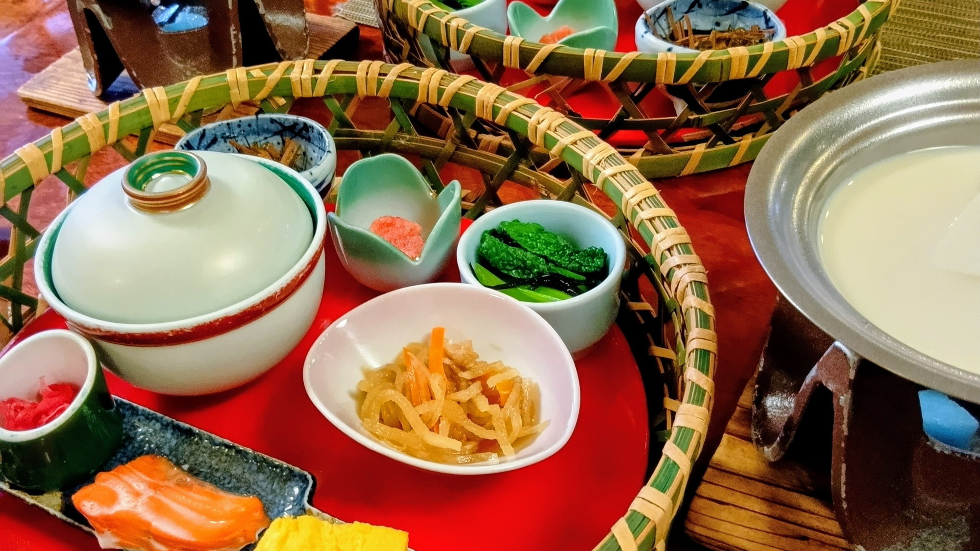 【ご朝食】自慢のご朝食もお腹いっぱいお召し上がり下さい　※イメージ