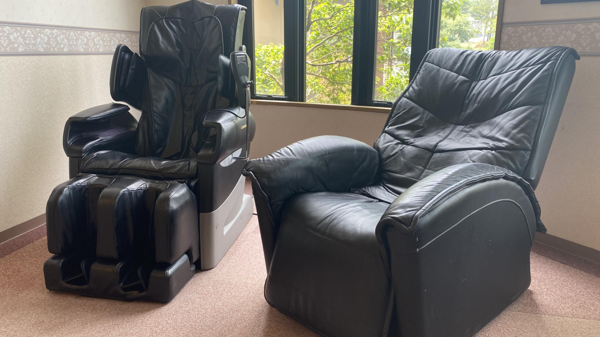 【マッサージチェア】24時間ご利用可能！（無料&時間無制限）