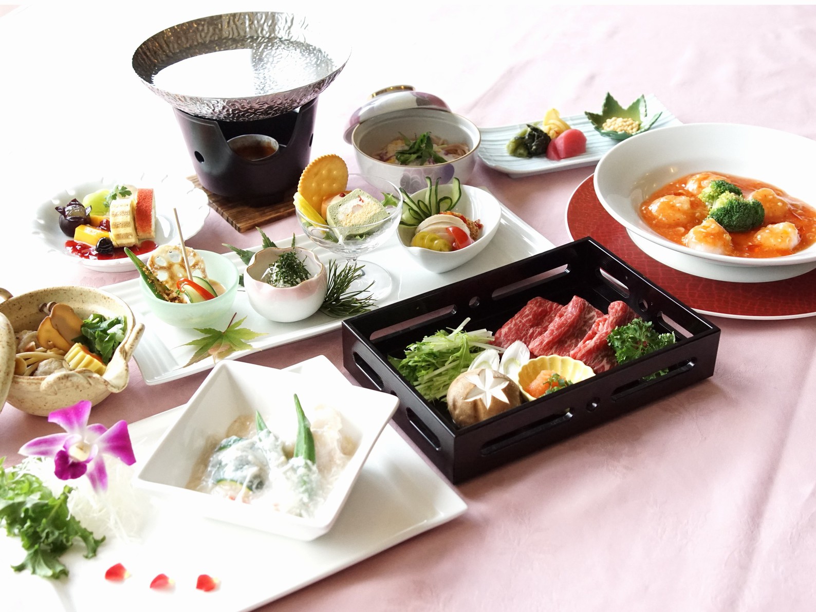 【山形牛しゃぶしゃぶプラン】山形郷土料理☆芋煮は食べ放題！