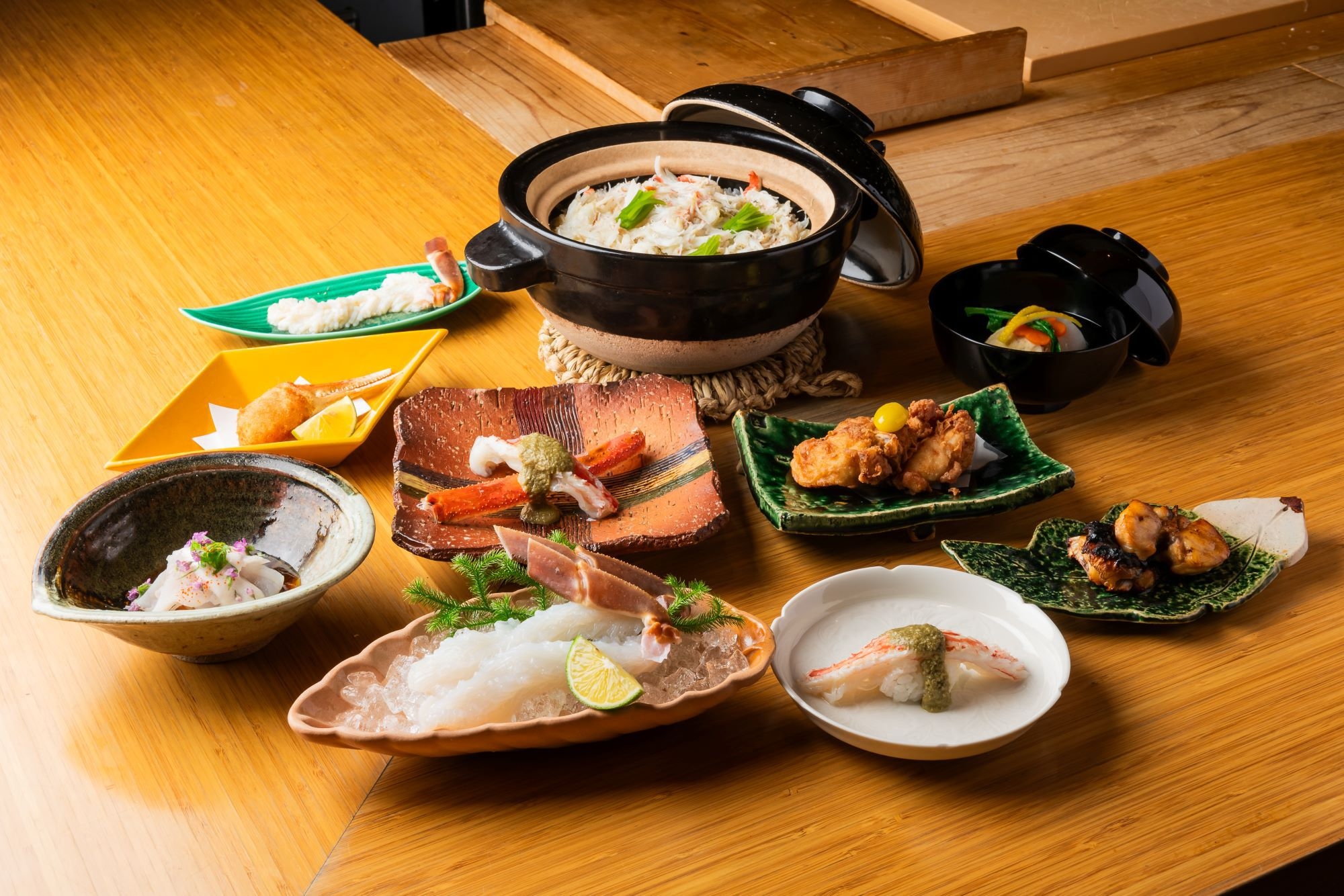 【カウンター割烹／露庵温味】新春 河豚と蟹で冬の滋味を愉しむ ミシュラン掲載の和会席｜冬季限定