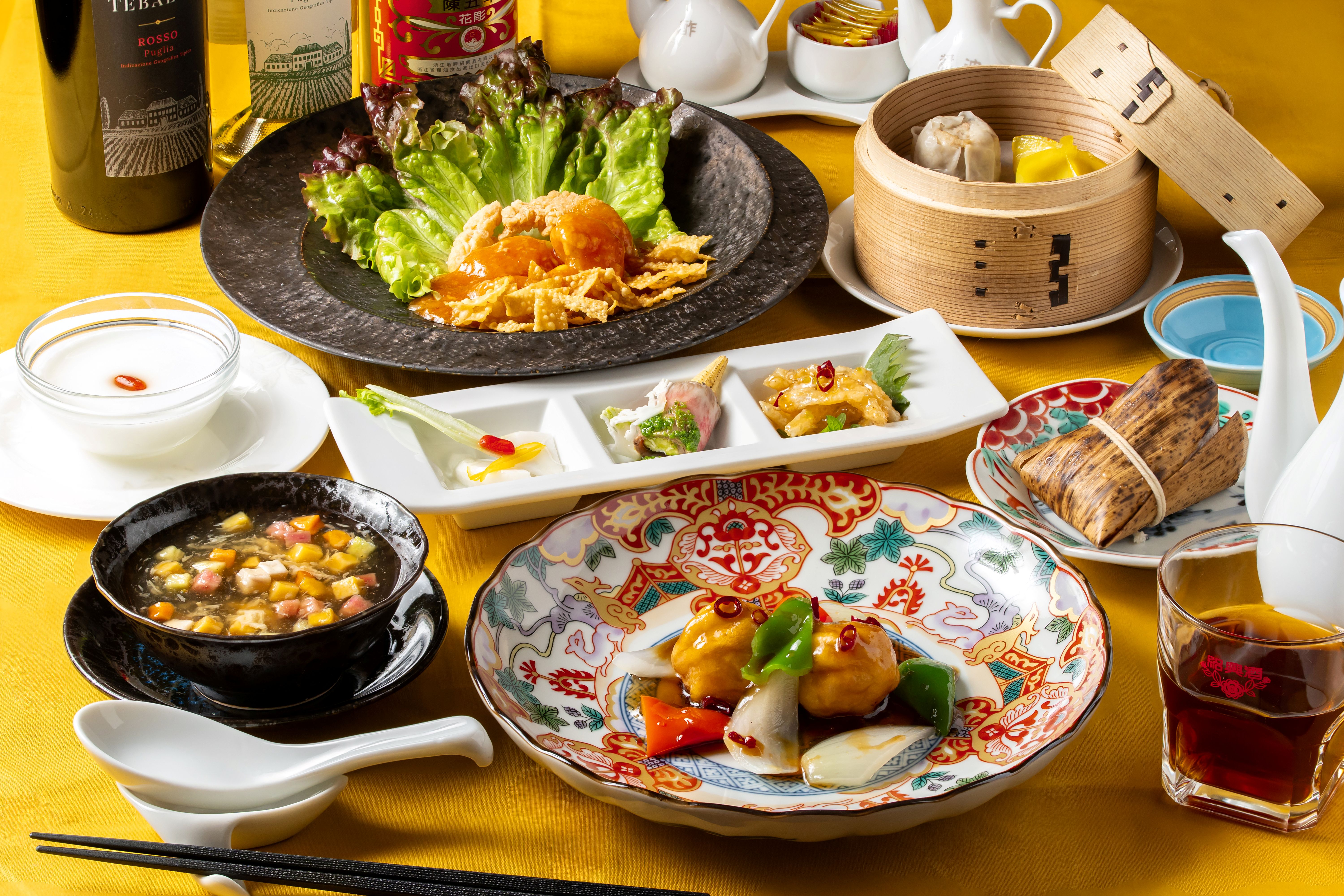 当館のスタンダードコースです。気軽に本格的な中華をご堪能いただけます。