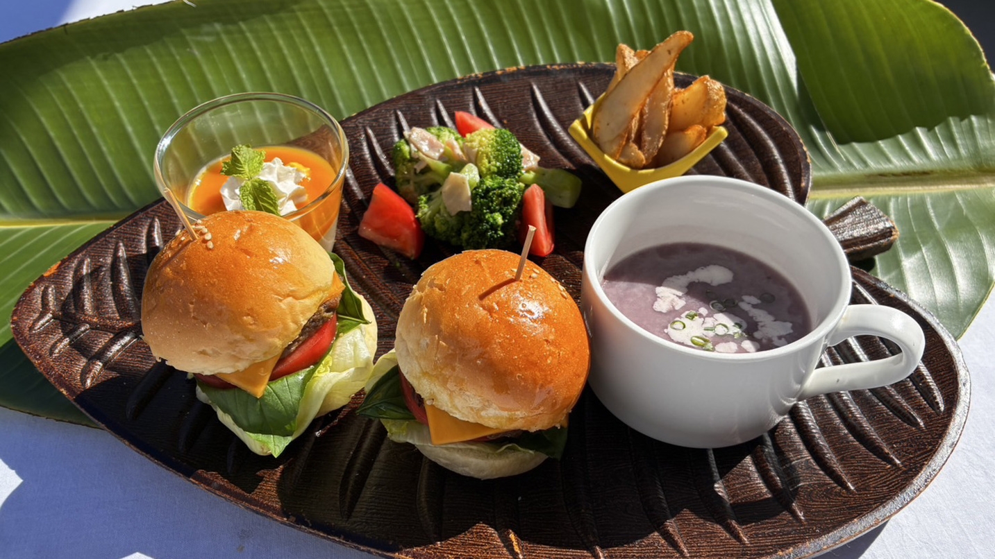 【あぐー豚のグリルコース】五感を満たす、至福の滞在【1泊2食付き】