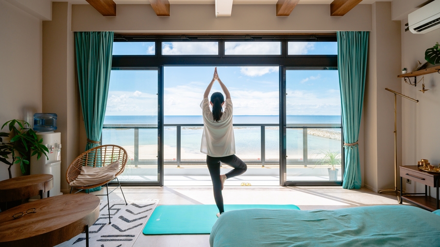 【連泊リトリート】波音に包まれたプライべート空間でアーユルヴェーダトリートメント【1泊2食付き】