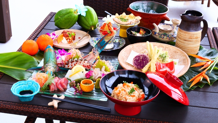 【海の幸と旬の素材コース】美食と絶景のマリアージュ【1泊2食付き】