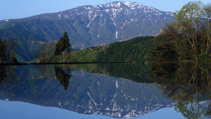氷ノ山（ひょうのせん）　兵庫県の最高峰（1,510m）で、神聖なる山々は国定公園に指定されています