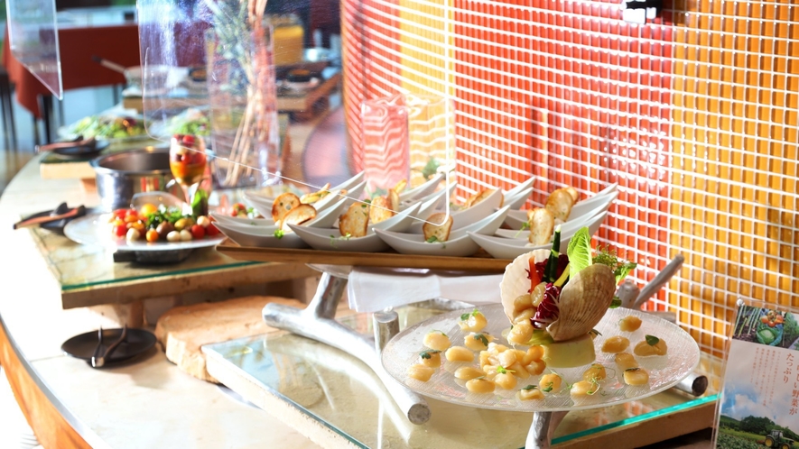 【ビュッフェレストラン「HAPO」】北海道産のおいしさを多彩なスタイルでご用意いたします。（イメージ