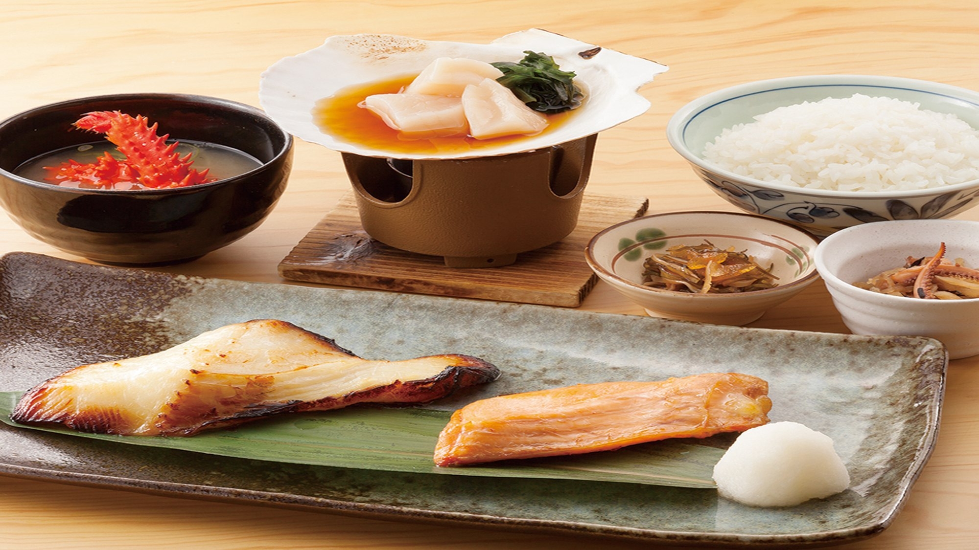 市場へ無料送迎バスで行く！≪北のグルメお食事券付プラン≫［無料送迎＆お食事券付］／青海プラン