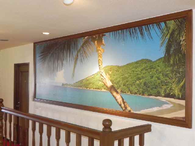 ヤシの木の絵画