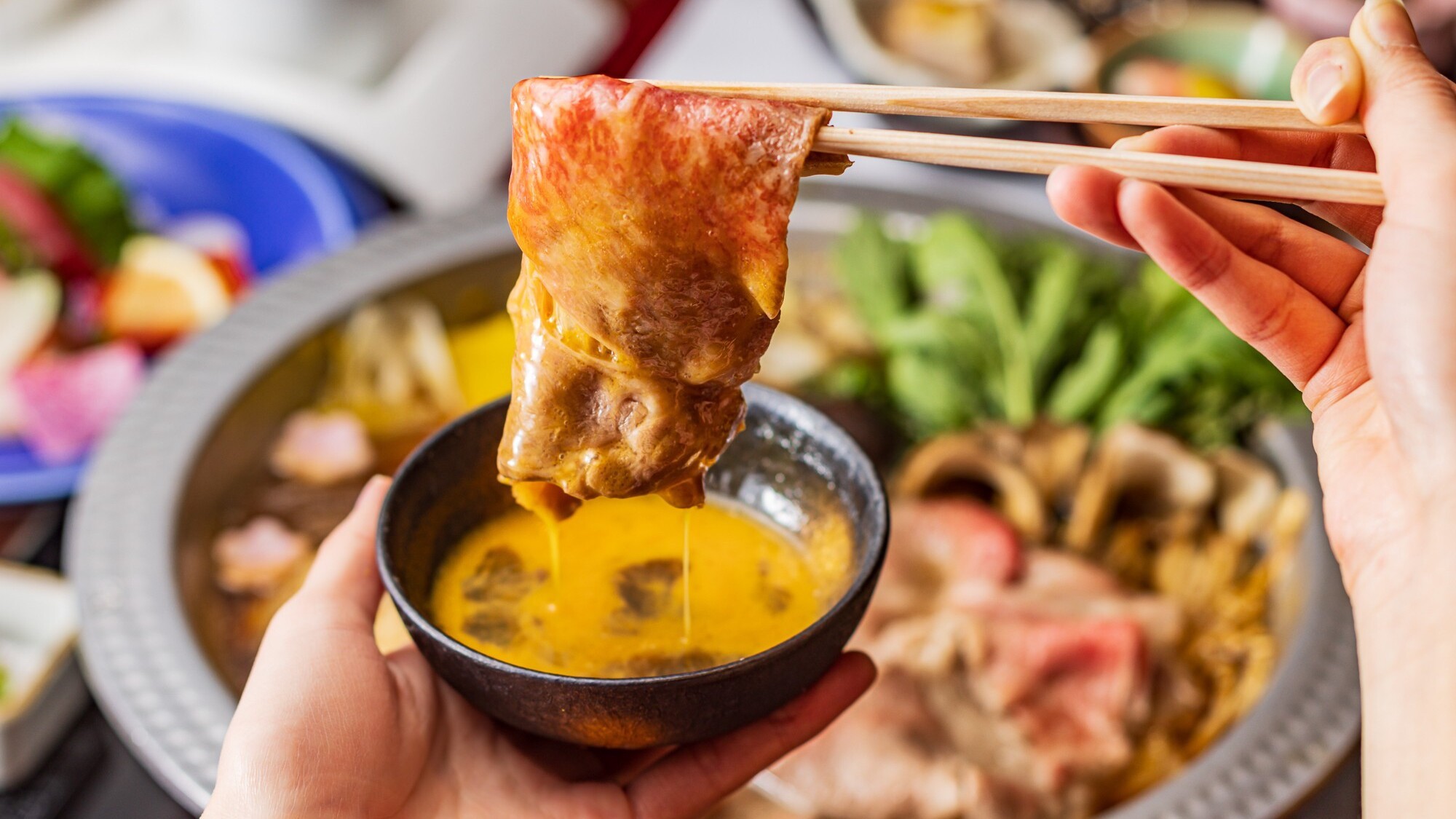 SASA-SUKIYAKIプラン（夕食：ダイニング夢寿美／朝食：お部屋食）