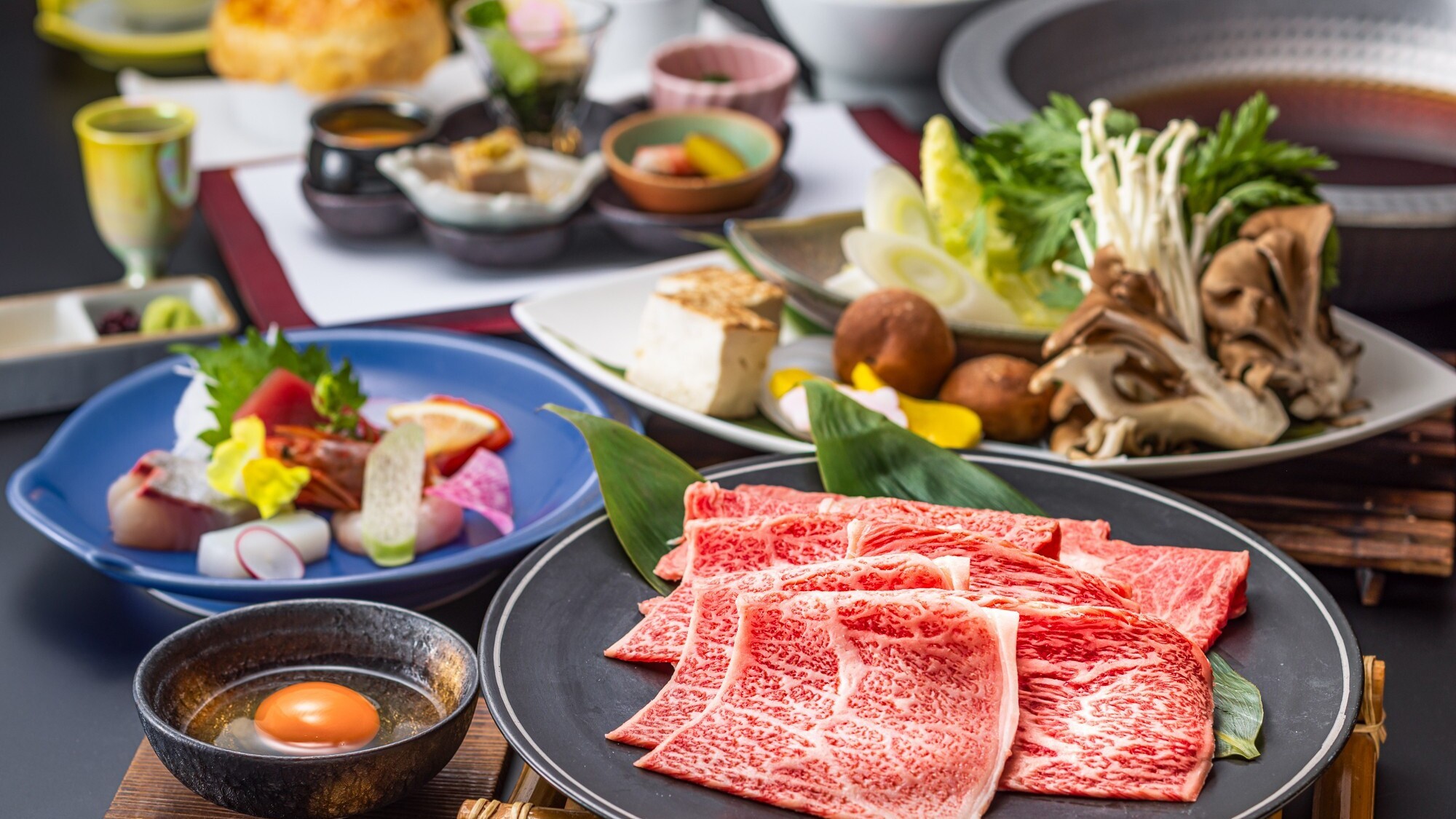 SASA-SUKIYAKIプラン（夕食：ダイニング夢寿美／朝食：お部屋食）