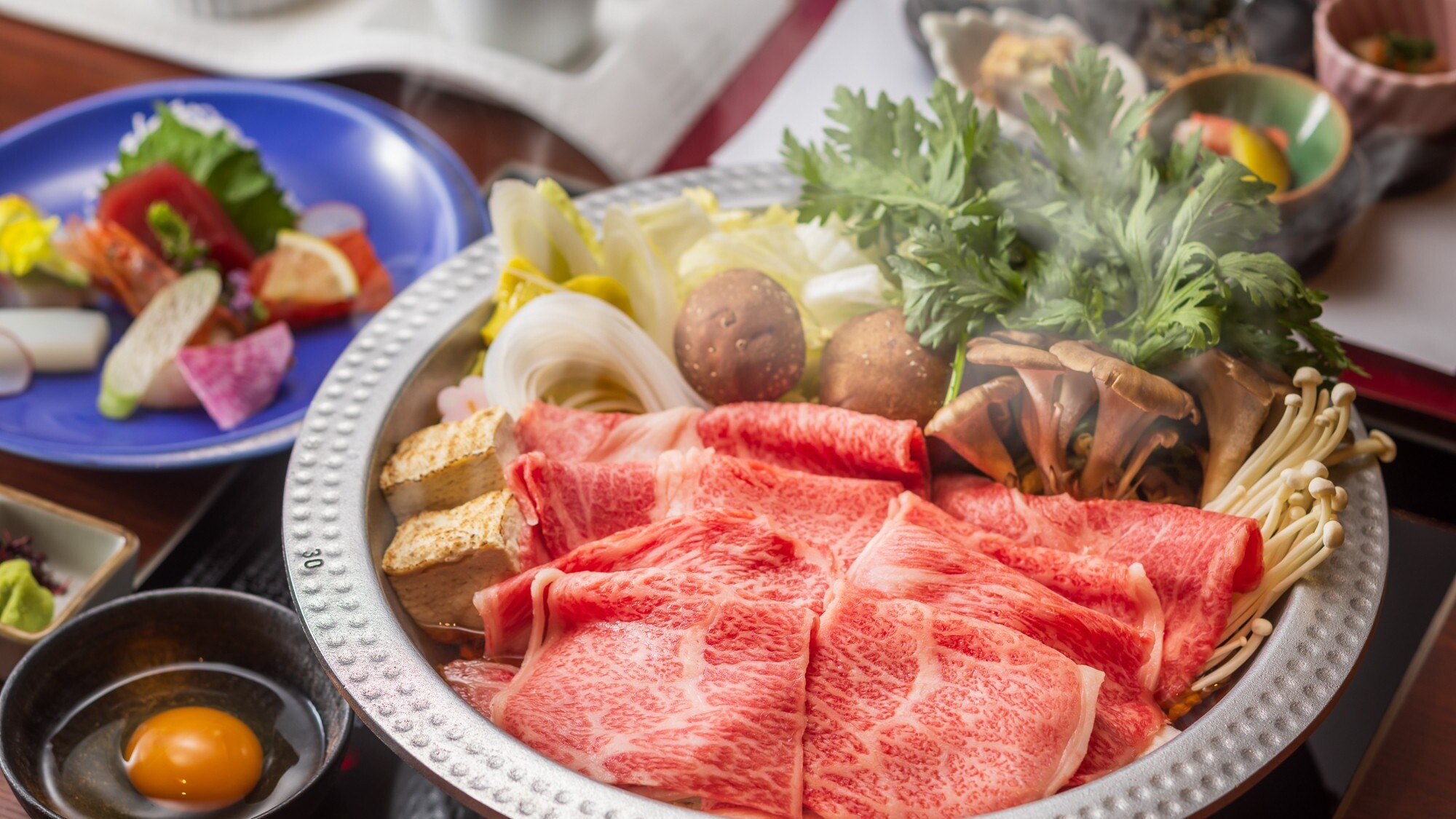 SASA-SUKIYAKIプラン（夕食：ダイニング夢寿美／朝食：お部屋食）