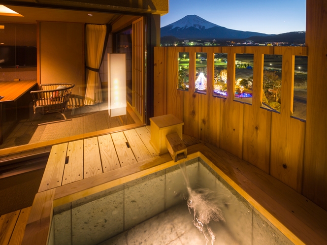 瑞穂タイプ／富士山と対座する温泉露天風呂