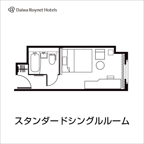 Standard single room/comfort room layout