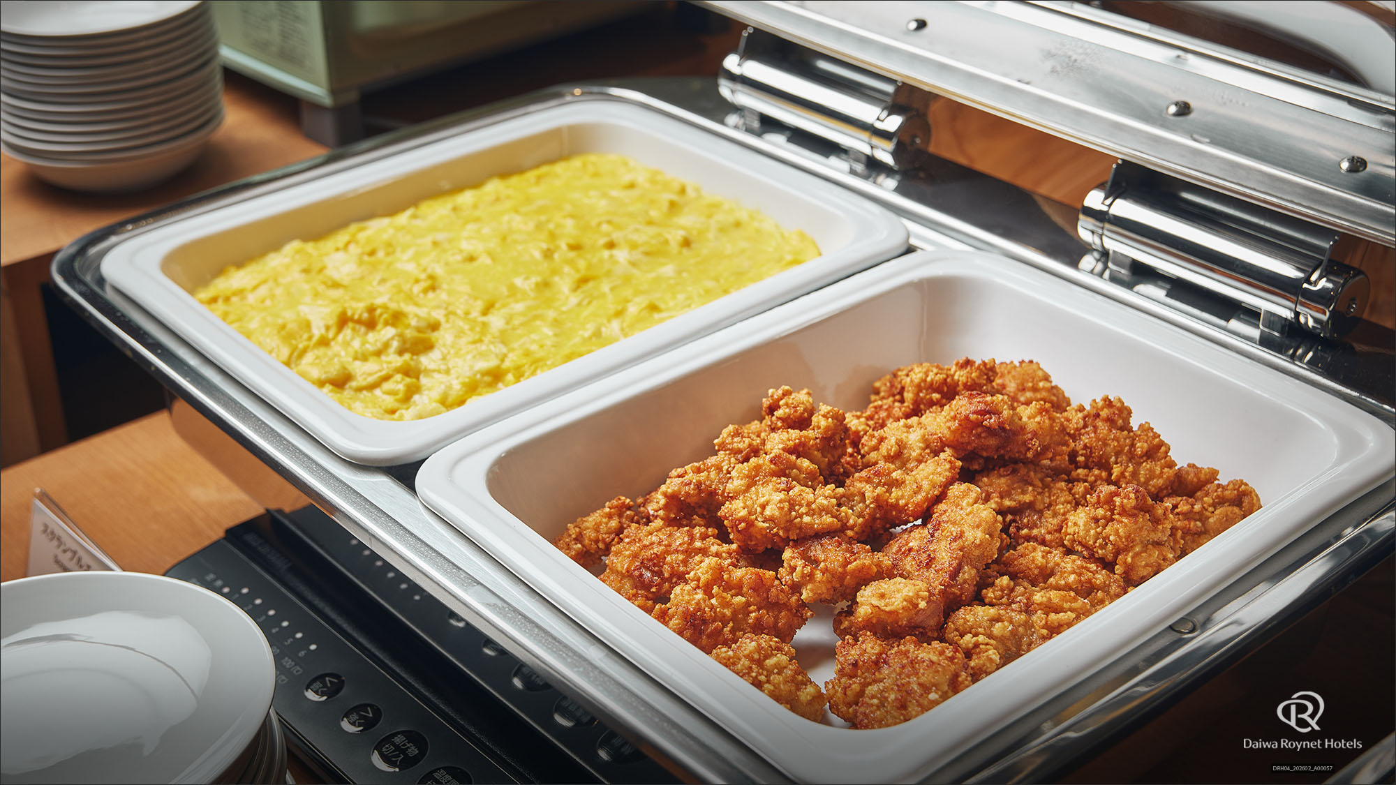 朝食　スクランブルエッグ