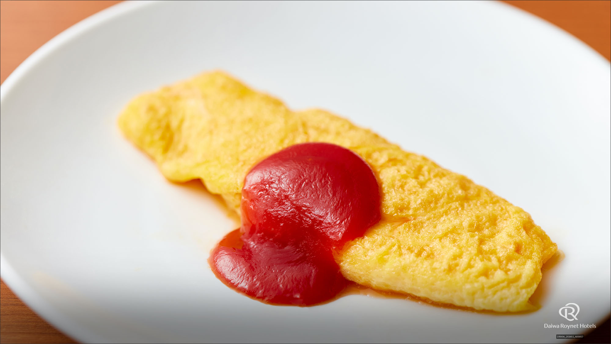 朝食　オムレツ