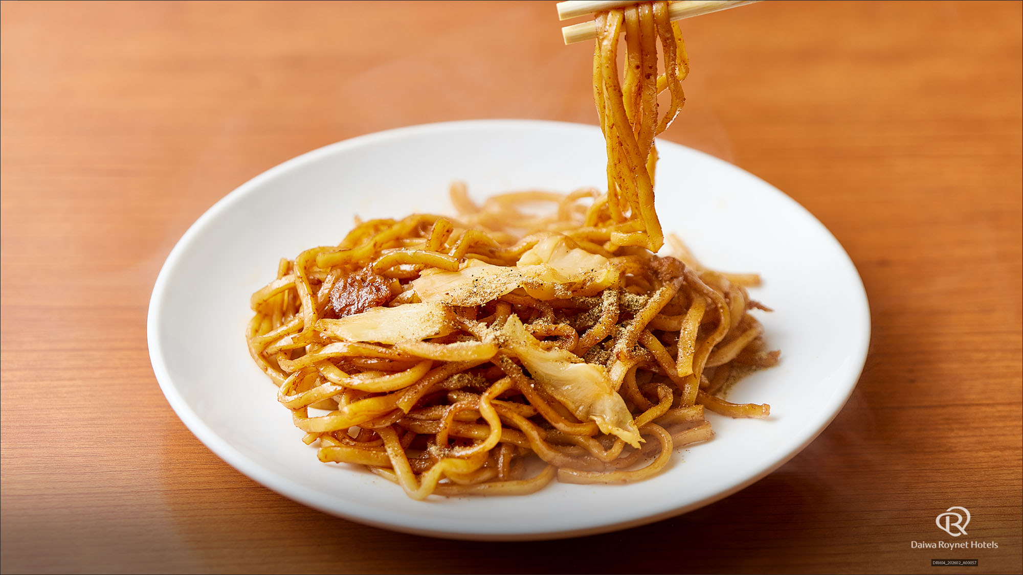 朝食　やきそば