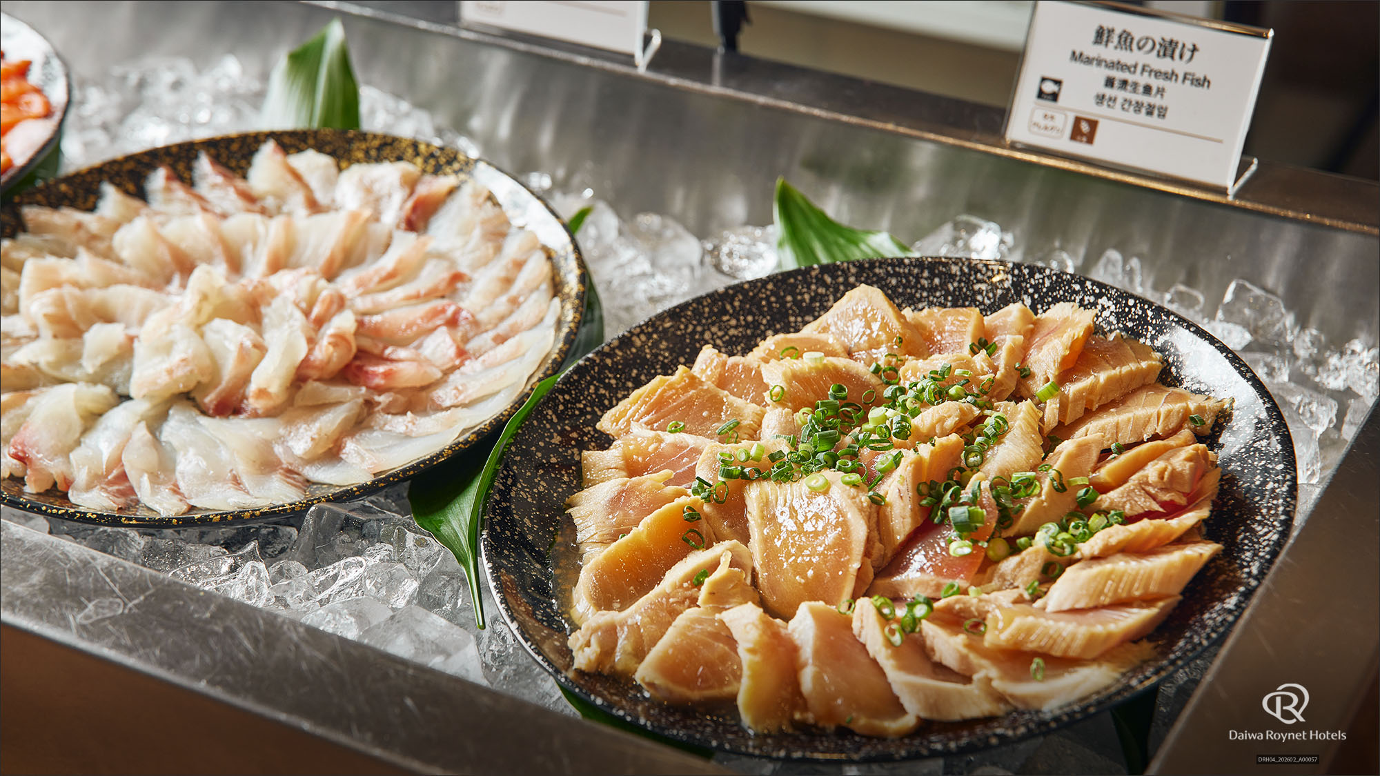 朝食　海鮮丼コーナー
