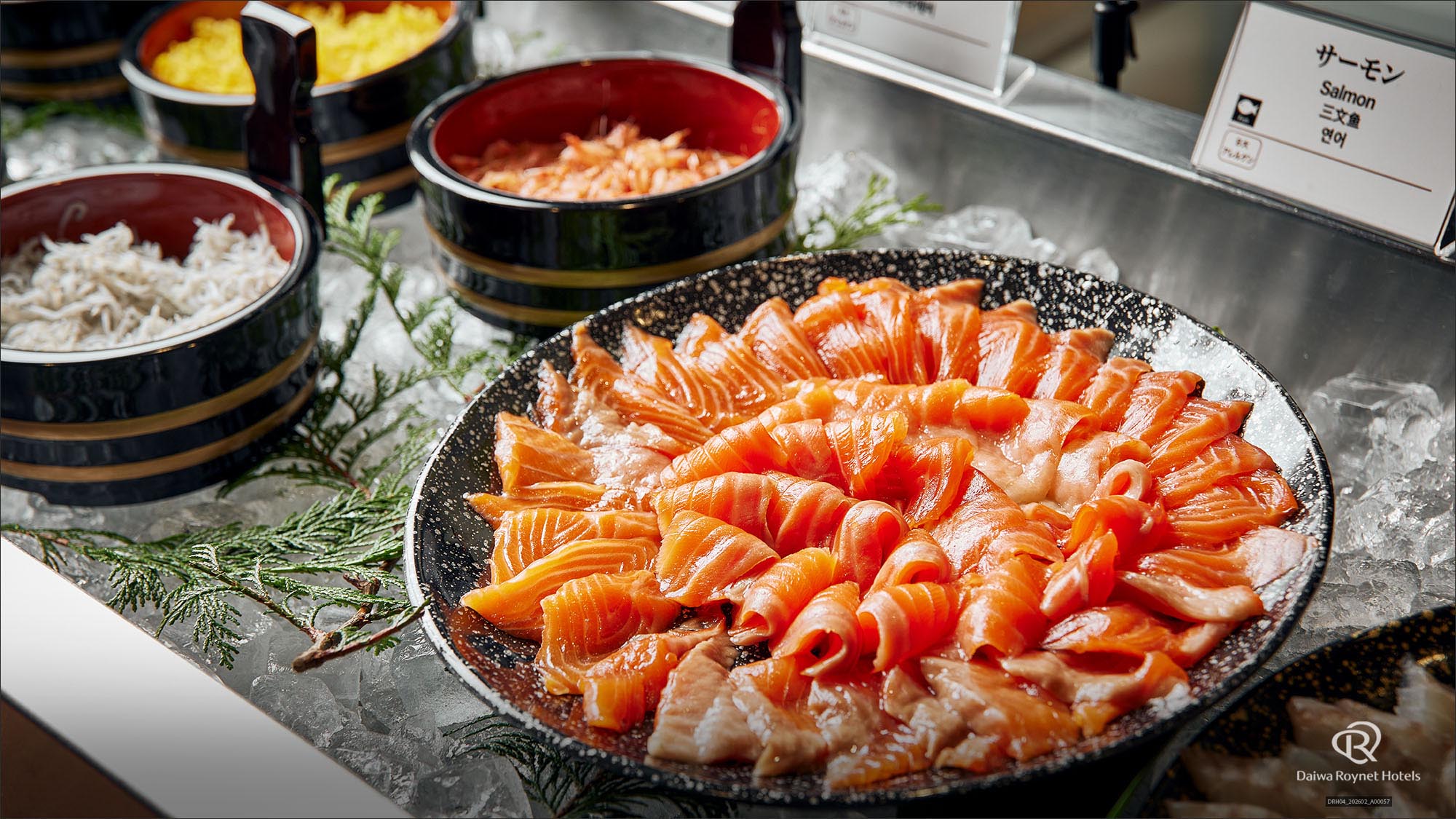 朝食　海鮮丼コーナー