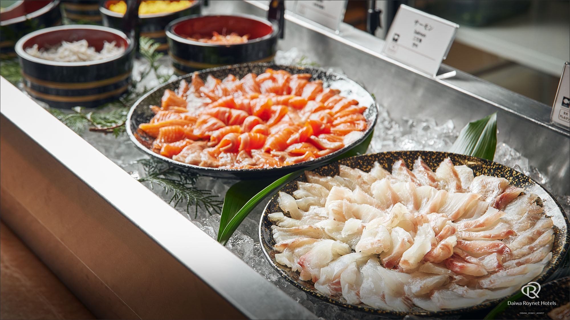 朝食　海鮮丼コーナー