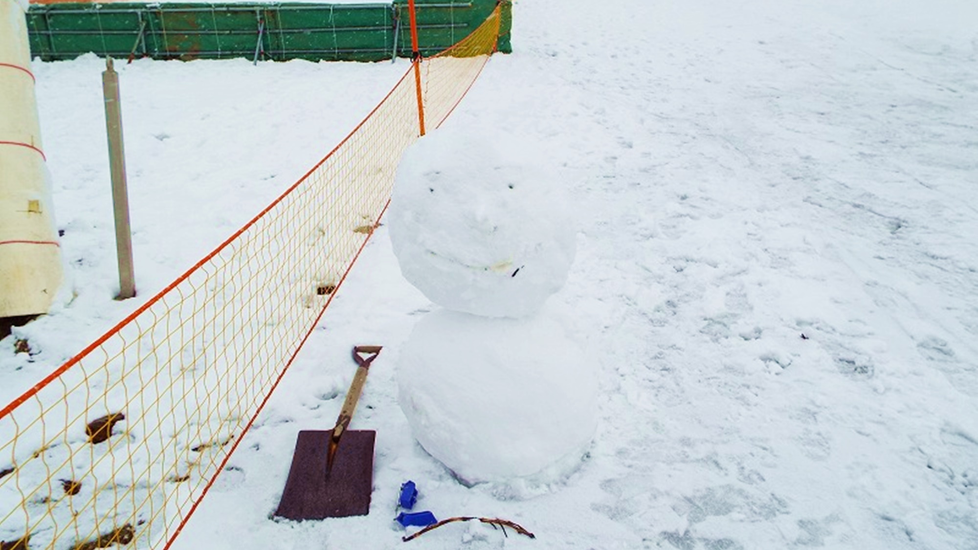 *こんなに大きな雪だるまも作れます♪