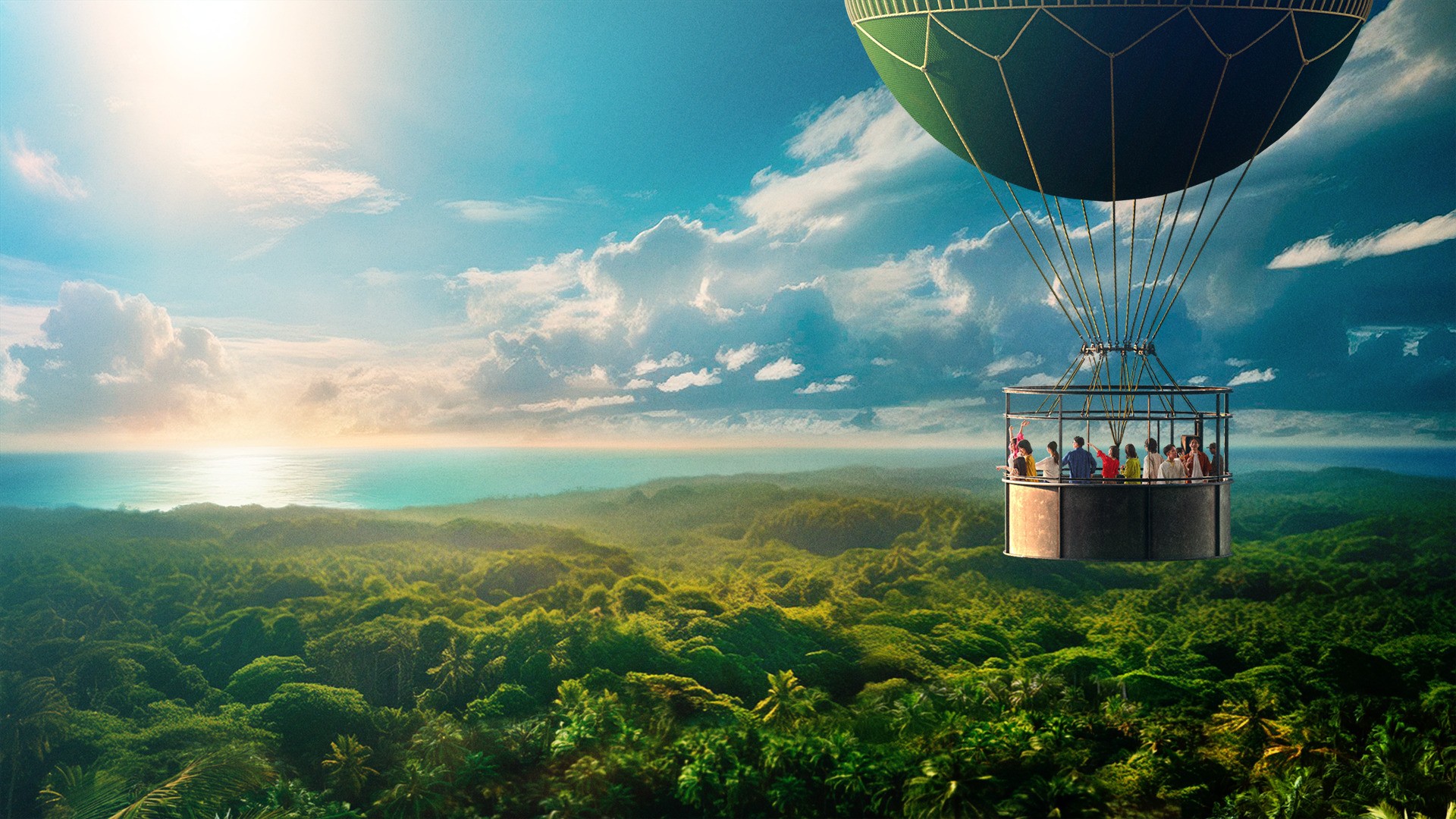 【ジャングリア沖縄】Horizon_Balloon　※画像提供／ジャパンエンターテインメント