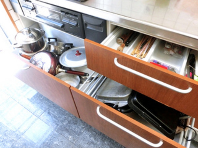 【調理用器具】自宅感覚で使えるよう各種調理器具を取り揃えております