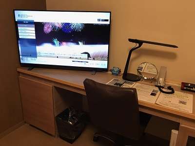 全客室にスマートTVを設置