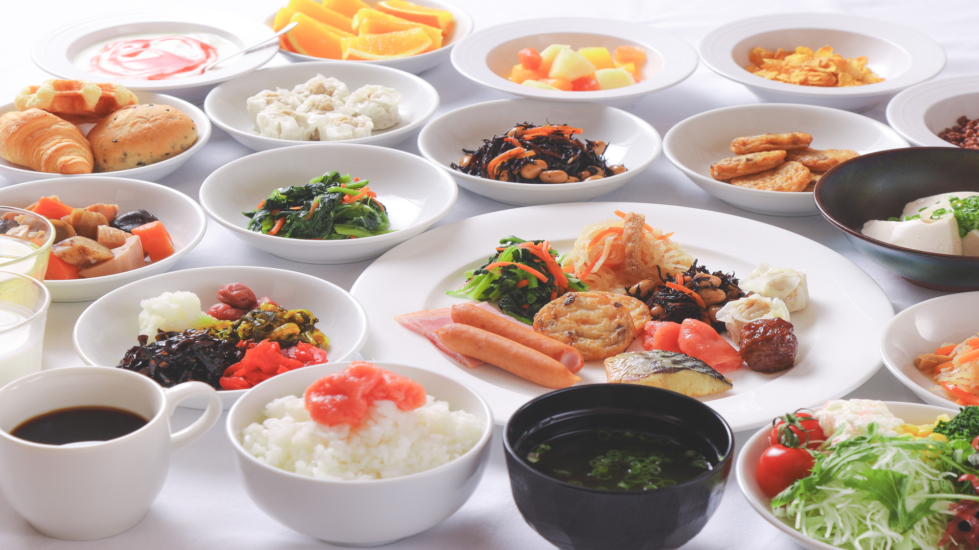 朝食ビュッフェ