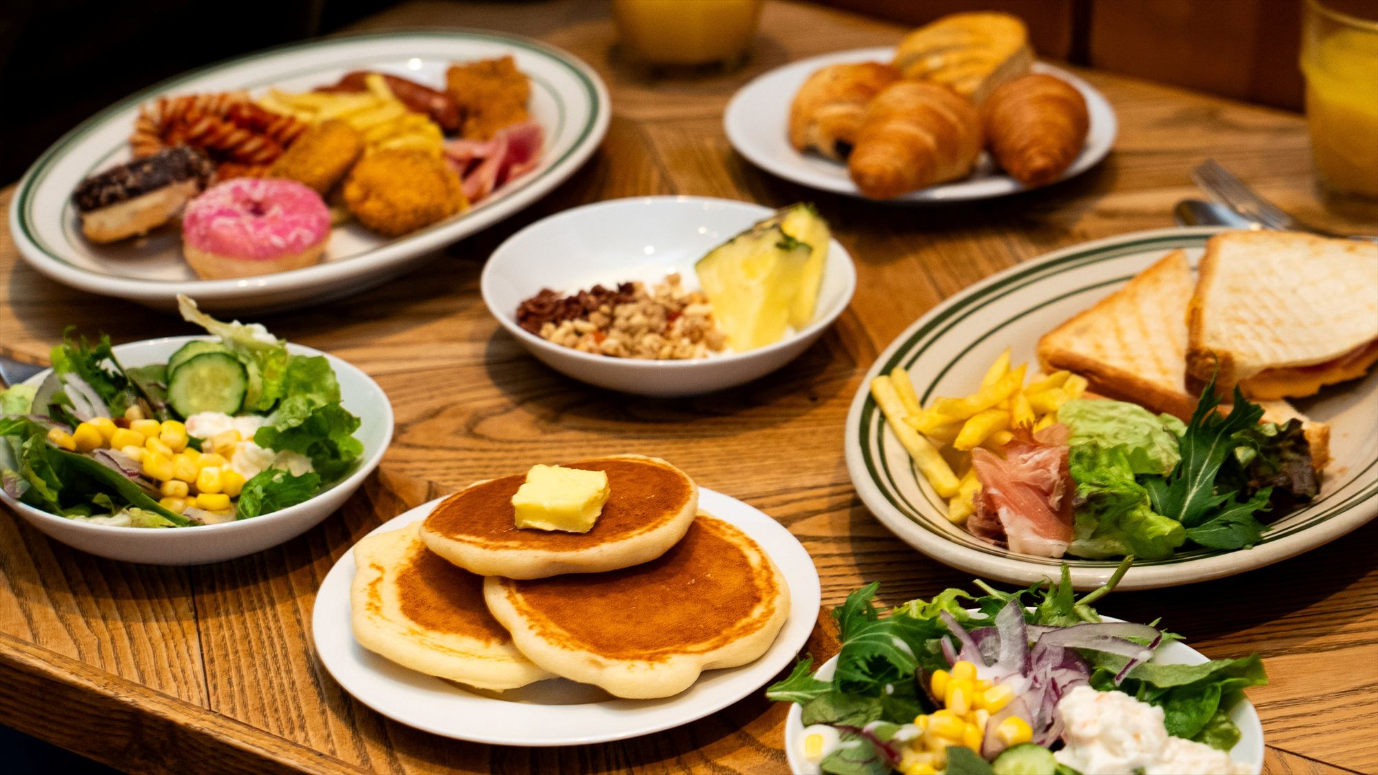 朝食は洋食ブッフェ｜滞在イメージ