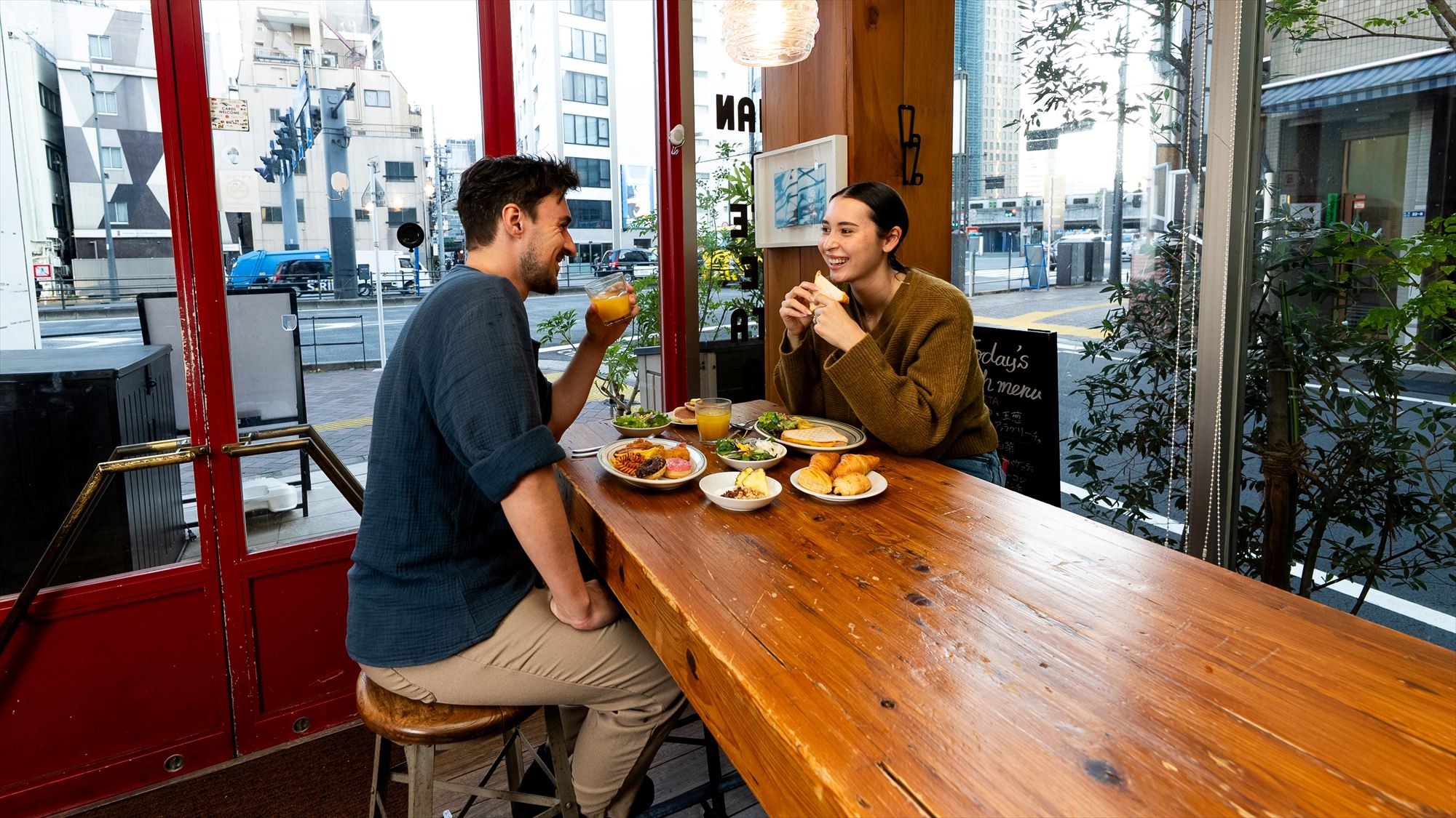 朝食は洋食ブッフェ｜滞在イメージ