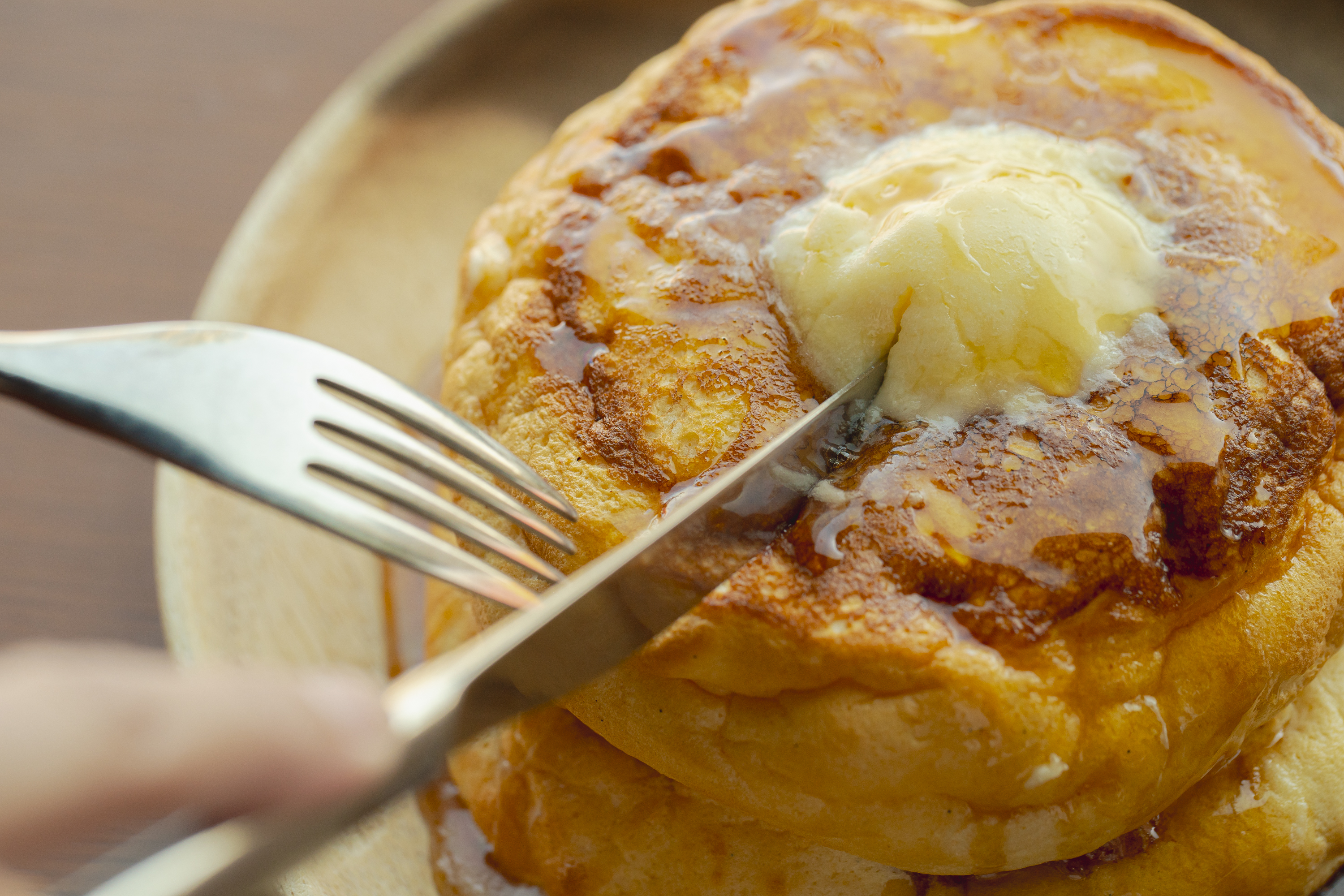 朝食パンンケーキ