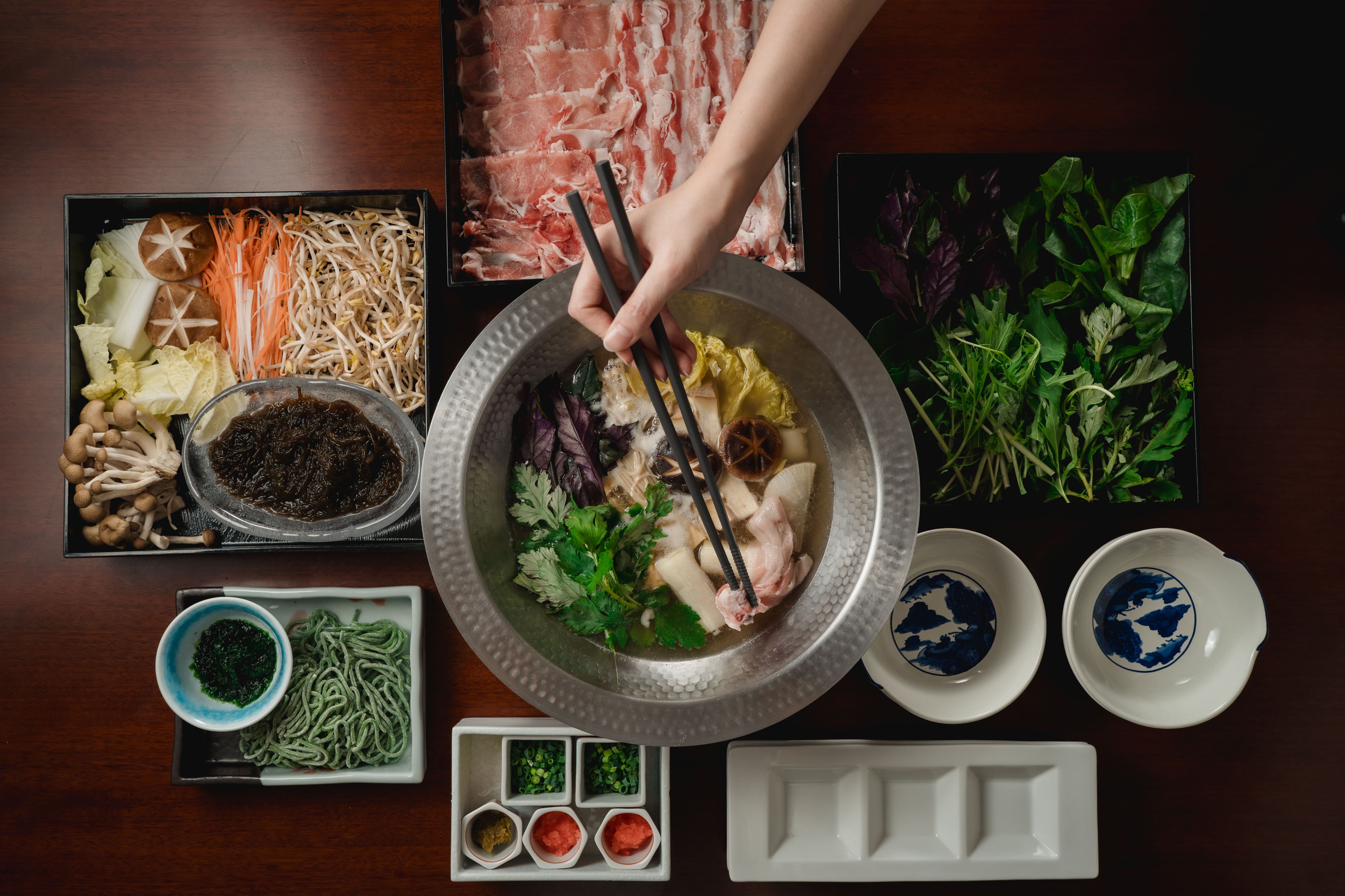 インルームダイニングしゃぶしゃぶ