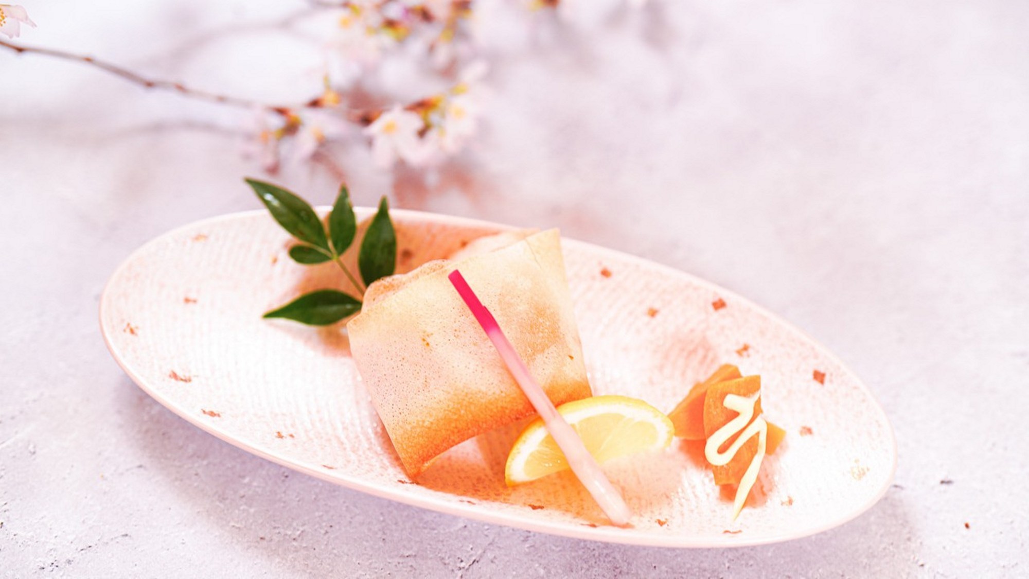 魚のパイ包み焼きと雪下人参スティック