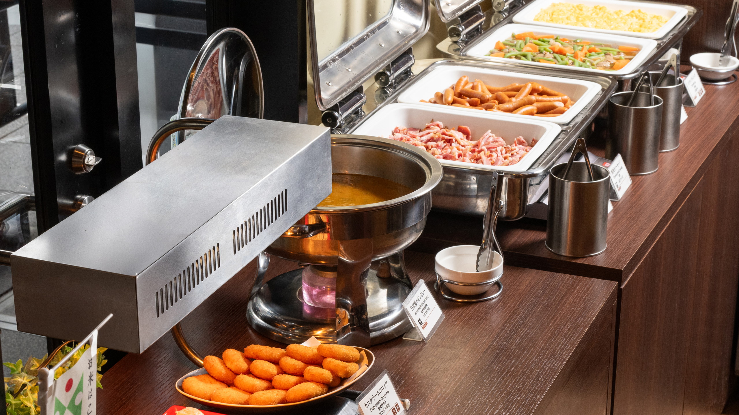 朝食ビュッフェ