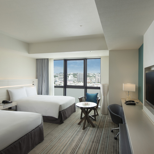 [City view room] Twin beds