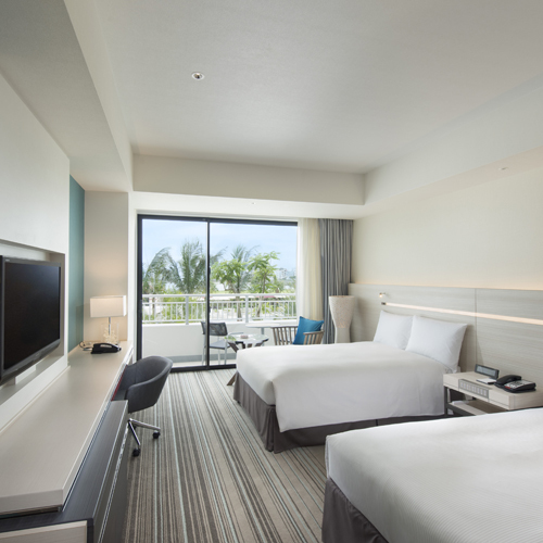 [Twin room with balcony]