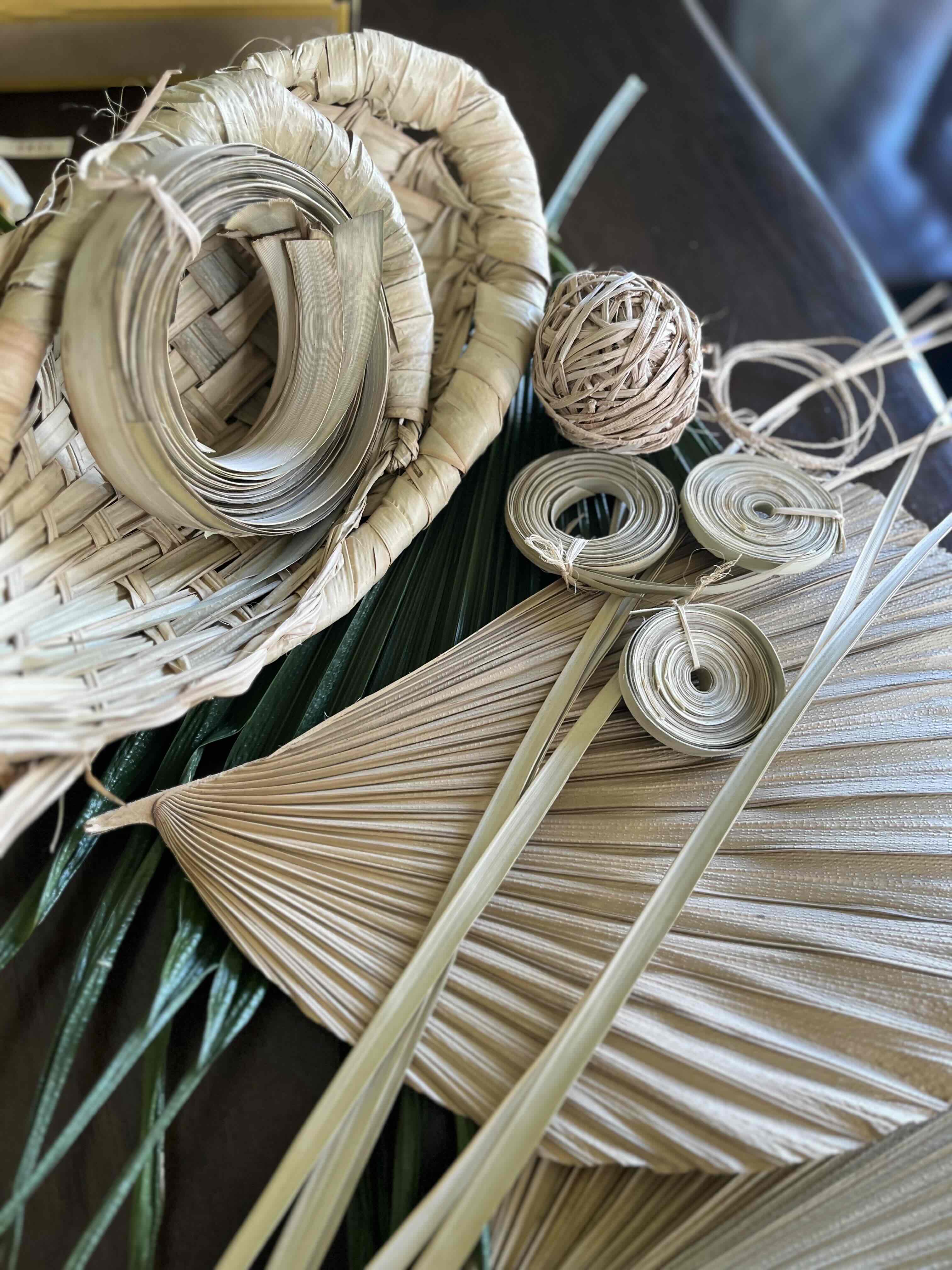 草編みワークショップ