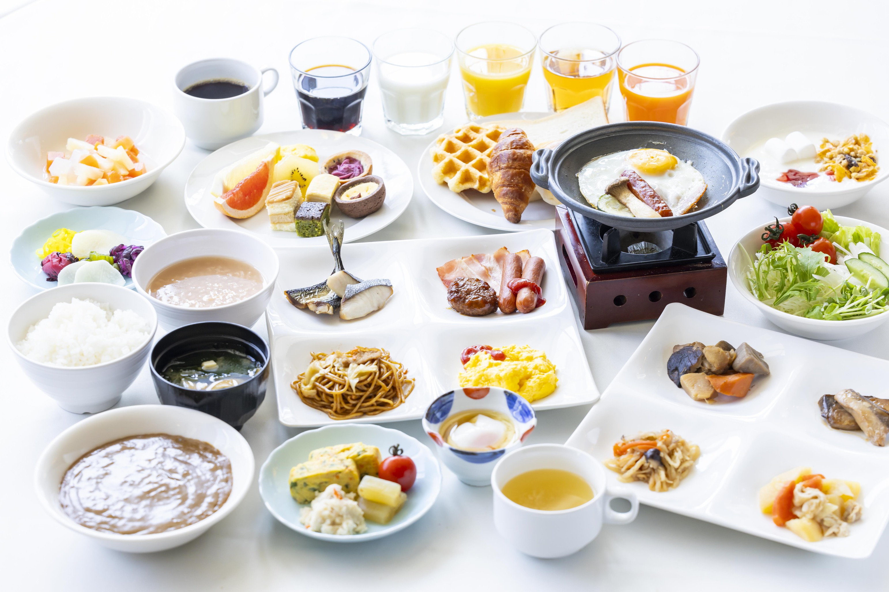 ◆早割・事前決済限定・朝食付◆朝からパワーチャージ♪和洋食朝食バイキング