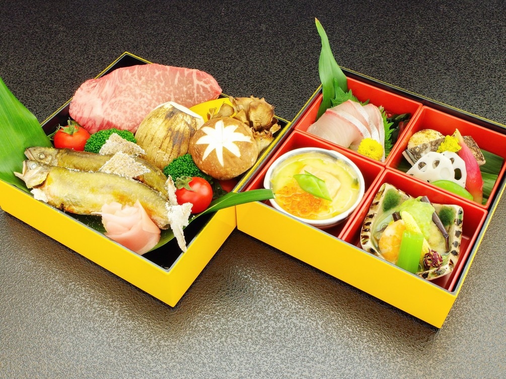  奥飛騨３大味覚　「飛騨牛　高山の地野菜　川鱒」を食すコース 
