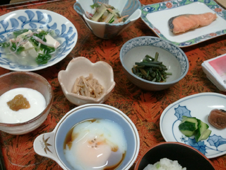 朝食の一例です
