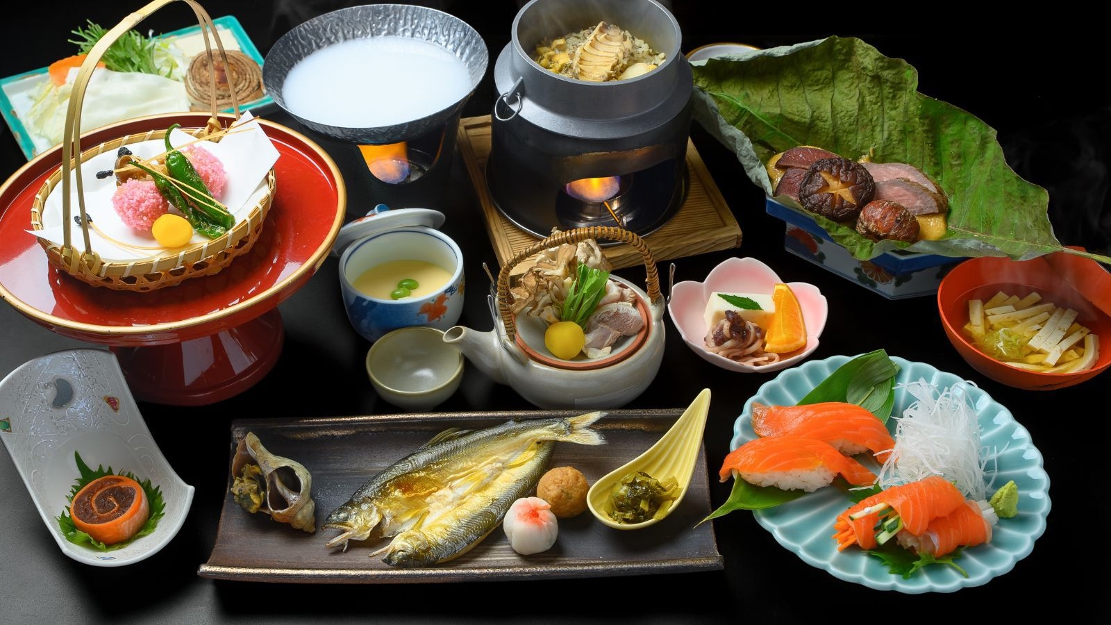 【1室限定】2025年リニューアル！32平米の特別室｜旬の食材を使った御膳料理＆朝食ハーフビュッフェ