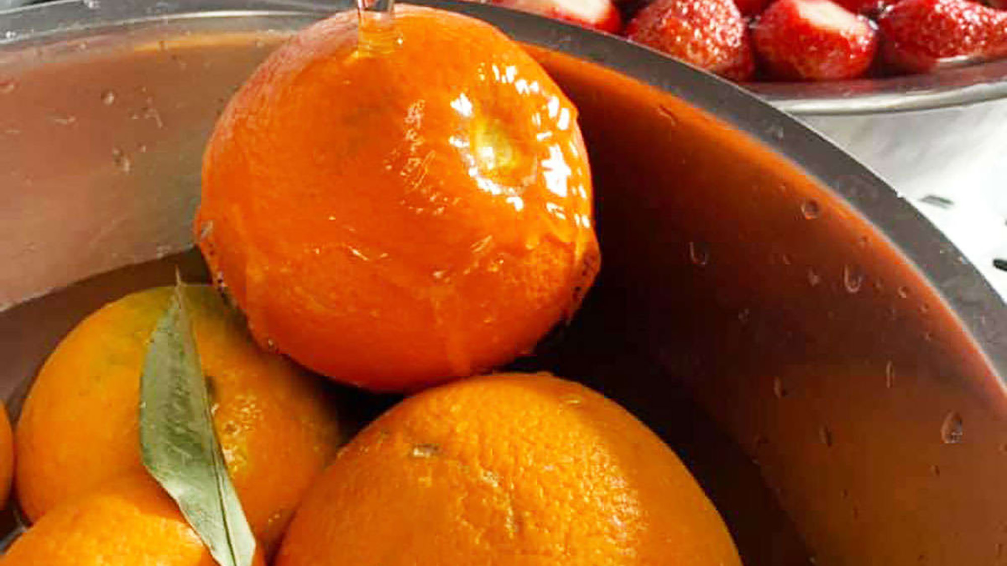 *【酵素ジュース素材】橙とイチゴの麹酵素ジュースを作ります！