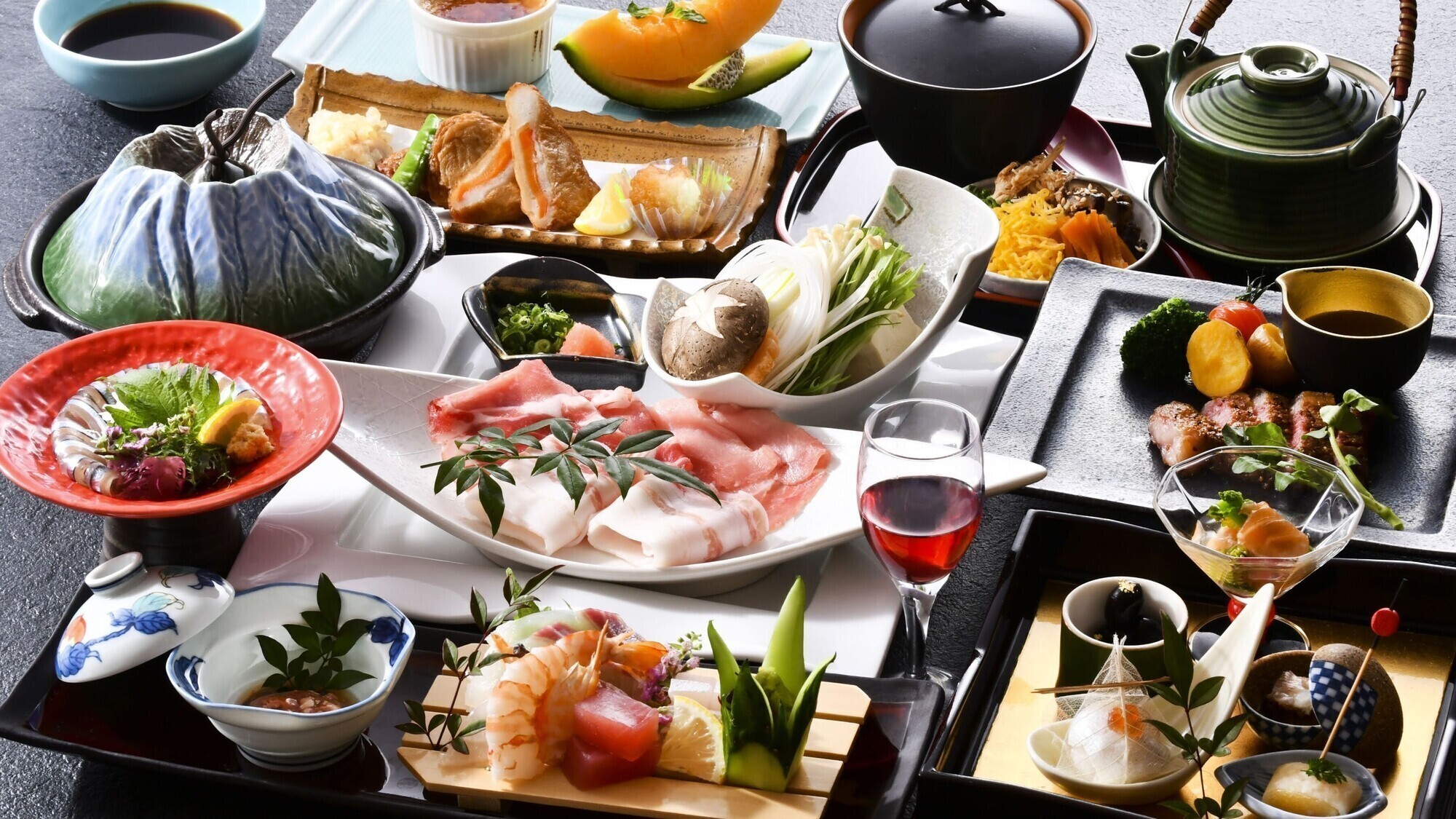 【1泊2食付き】鹿児島の三大黒ブランド　黒づくし会席付きプラン