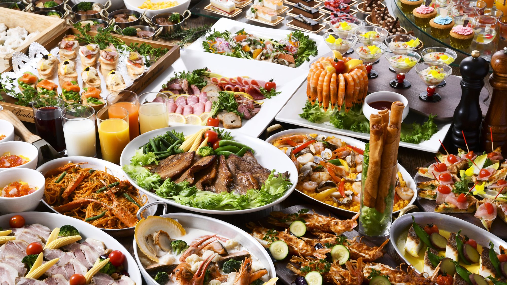 【夕食ビュッフェ】冬(2025年12月31日～2026年1月3日)特別ディナービュッフェ (1)