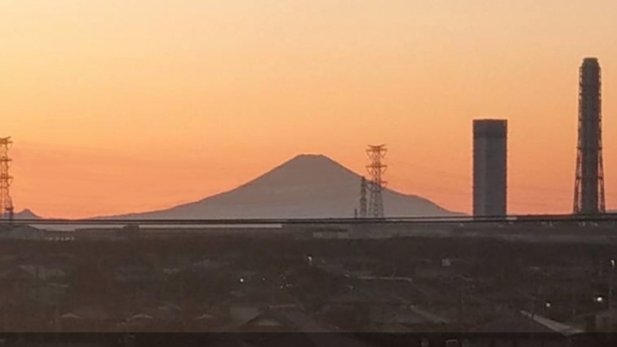 天気が良ければ富士山も見えます