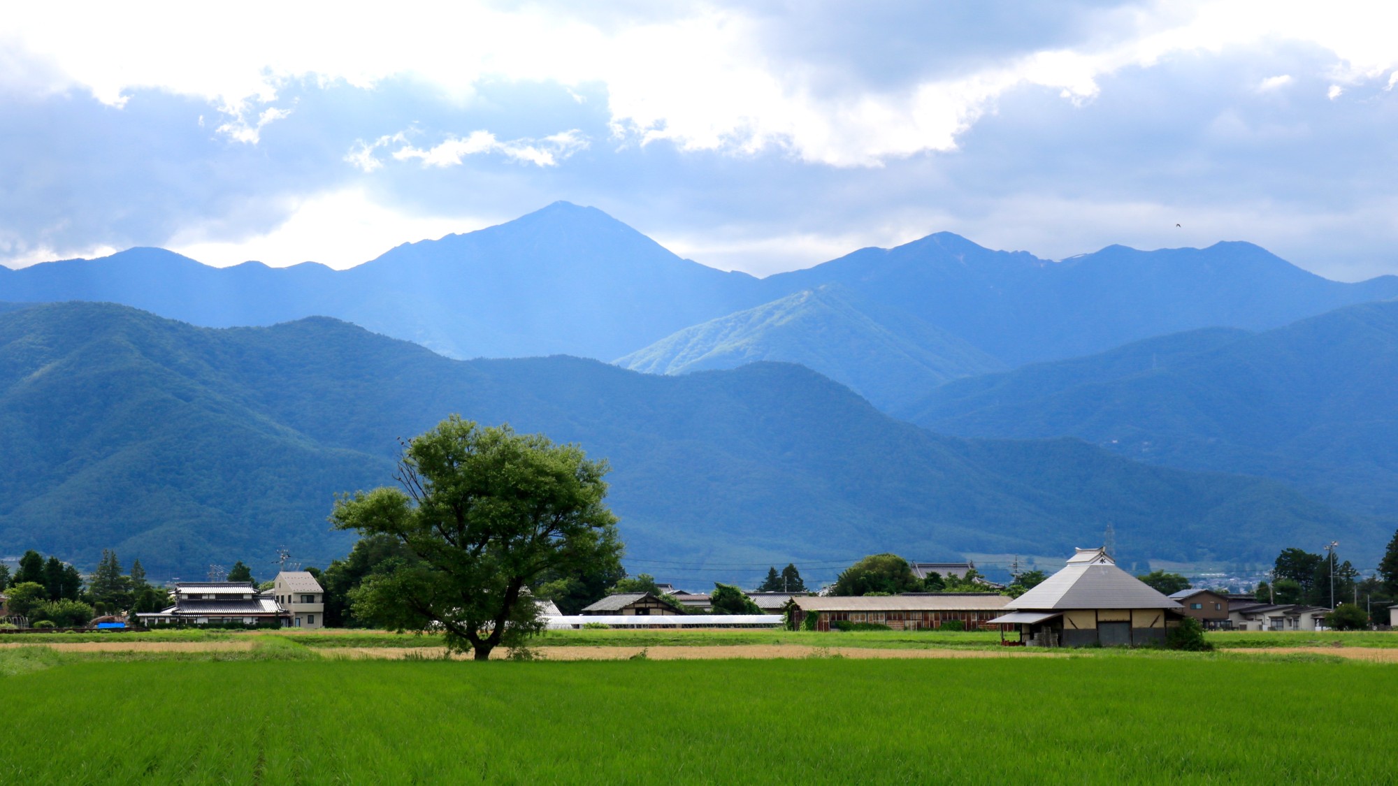 安曇野の風景