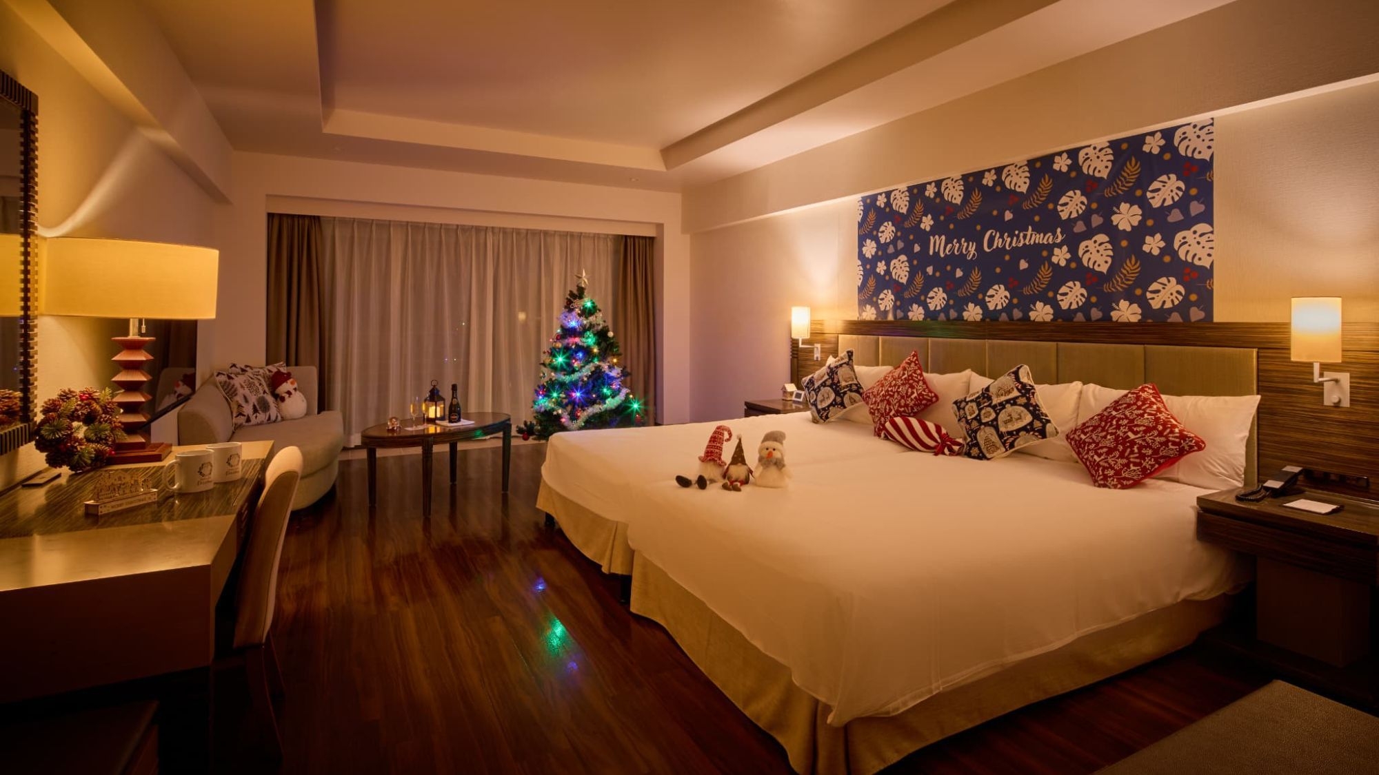 【1日3室限定☆Xmasルーム】高層階で過ごす特別な日♪スパークリングワイン＆限定マグ付（朝食付）