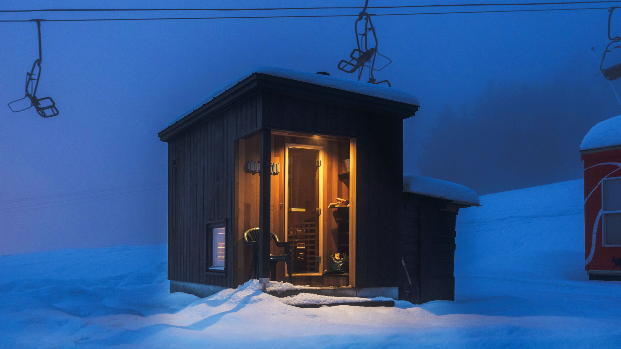 【屋外プライベートサウナ付】蔵王温泉スキー場ゲレンデ直結／蔵王牛薪グリルディナー+ドリンク無料