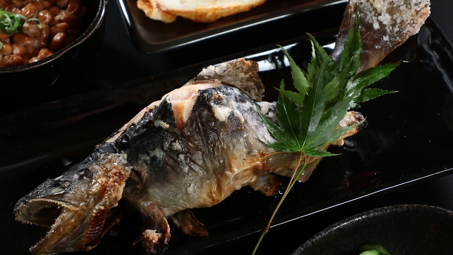 【料理】朝食◆ 単品　岩魚の塩焼き*