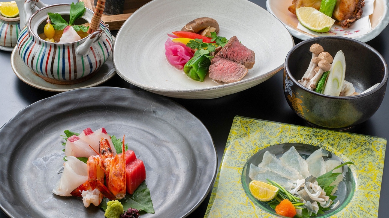 【10％OFF】【楽天スーパーSALE】心技を尽くし旬の食材を合わせた「匠な技光る贅会席」（個室食）